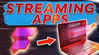 Build POWERFUL Streaming Apps Like ChatGPT with ZERO Code (Full Guide)