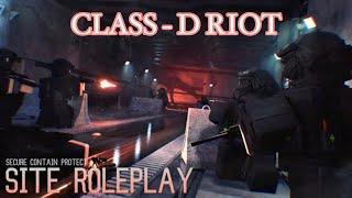 SCP: Site Roleplay | Class - D Riot With PA & Alarms