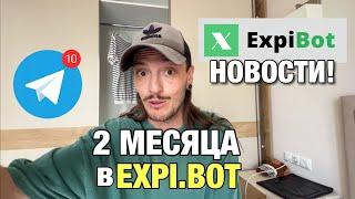 Я 2 МЕСЯЦА в EXPI.BOT! Супер новости: Expi в телеграм! Важные обновления