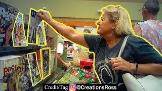Putting Fake Magazines in Store Checkout Lines Prank