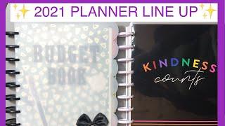 2021 PLANNER LINE UP | THE HAPPY PLANNER | BUDGET BOOK | DASHBOARD LAYOUT