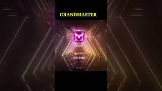 Grandmaster || New season || Rank Minus || Season Change In Rank || How To Push Grandmaster #viral