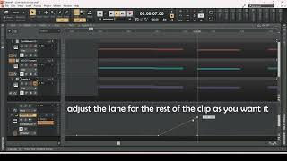 How to make an automation on a bus in Cakewalk by Bandlab