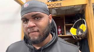 Dan Moore at Steelers OTAs on possibly losing starting job