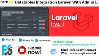 How to Integrate Datatables in Laravel 9/8/7/6