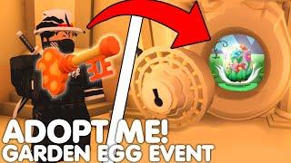 HOW TO GET NEW GARDEN EGG KEY AND OPEN THE VAULT IN ADOPT ME!GARDEN EGG EVENT! ROBLOX