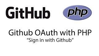 Github OAuth using PHP (Sign in with Github)