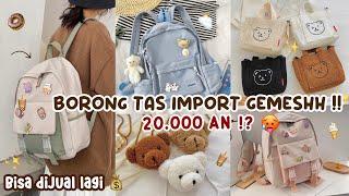 SHOPEE HAUL TAS IMPORT LUCU MURAH MULAI 20 RIBUAN | TAS VIRAL TERBARU ! TAS RANSEL TAS SEKOLAH