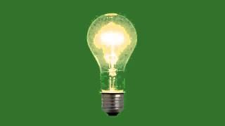 Strobe Light Lamp Bulb Green Screen Bacground  1920x1080MP4