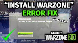 COD WARZONE 2: "INSTALL WARZONE" Error Message even though you HAVE Installed Warzone 2 FIX!