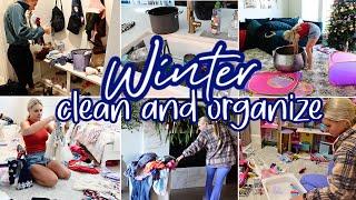 WINTER CLEAN AND ORGANIZE 2024/ WINTER CLEANING MOTIVATION / WINTER CLEAN WITH ME