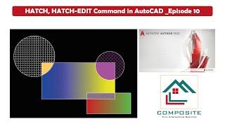 Hatch, Hatch Edit Command in AutoCAD  _Episode 10