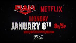 Raw on Netflix premiere from Intuit Dome in LA on Jan. 6, 2025