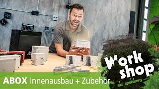 Workshop - Abox Abzweigkästen - Innenausbau und Zubehör