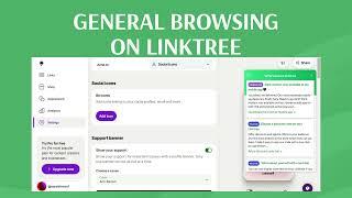 General browsing on Linktree