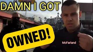 BEST COP OWNED VIDEO TYRANT GETS KARMA. MCFARLAND REDONDO BEACH POLICE