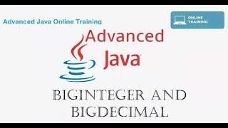 Java programming Tutorial for Advanced User - BigInteger and BigDecimal