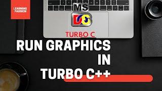 how to run graphics programs in turbo c hindi