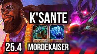 K'SANTE vs MORDEKAISER (TOP) | 4/0/11 | EUW Master | 25.4