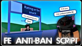 [ NEW ] FE Anti-Ban Script | Be immune to Roblox Bans! | Roblox Scripts - [ Mobile/PC ] *2024*