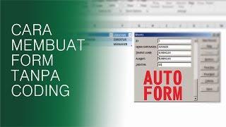 Cómo crear formularios automáticamente en Excel sin codificación