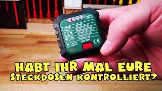 Wozu dient der Lidl - Parkside Steckdosen RCD Tester