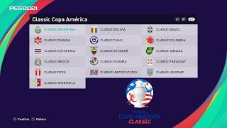 PES 2021 Classic Copa America Option File