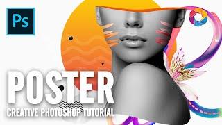 Creative Poster Design Tutorial (free PSD included)