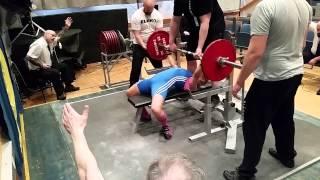 Powerlifting comp. Third lift benchpress 75kg