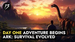 Day ONE Crafting, Building, Fighting, Surviving | ARK: Survival Evolved Gameplay