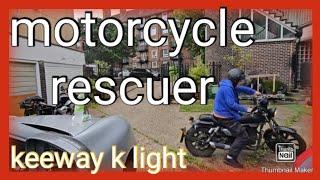 Keeway k light 125cc, exhaust fix, clutch adjustment and gear lever adjustment.