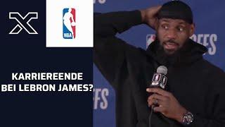 "Psychisch und körperlich sehr anstrengend!" LeBron James nach Playoff-Aus bedient  | NBA