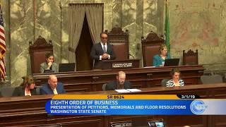 Senate Resolution 8624 - Washington State Senate footage courtesy of TVW.
