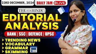 Editorial Analysis | 23rd December, 2024 | Vocab, Grammar, Reading, Skimming | Nimisha Bansal