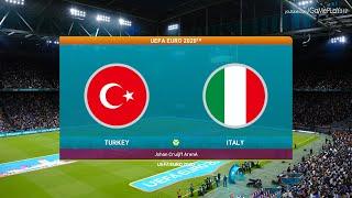 PES 2021 - Turkey vs Italy - UEFA EURO 2020 Gameplay
