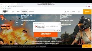 PUBG Lite Game  Error VCRUNTIME140.dll or MSVCP140.dll missing file Solution.