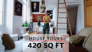 House Tours: A 420 Sq Ft Lofted Studio in Paris, France