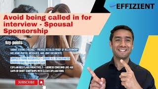 How to Avoid Interviews in Spousal Sponsorship Application