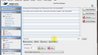 How to send bulk Direct Messages (DM) using Twitter