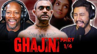 GHAJINI Movie Reaction Part 1/4! | Aamir Khan | Asin Thottumkal | Jiah Khan | A.R. Murugadoss