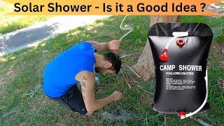 The Cheapest Solar Shower Review