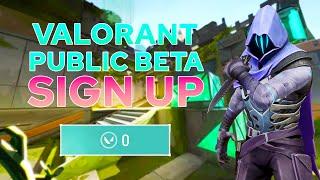 Valorant Public Beta Sign Up | How To Get Accepted