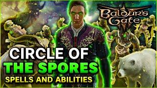 Baldur's Gate 3: Circle Of The Spores Druid - All Spells and Abilities (Full Release)