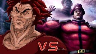Yujiro Hanma vs M. Bison! Baki The Grappler vs Street Fighter! Anime MUGEN Multiverse