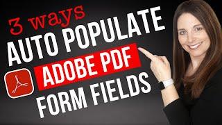Auto Populate Form Fields in Adobe PDFs - Repeating a Field in Other Parts of Your PDF