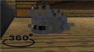 Hedgehog sneezed in minecraft VR 360