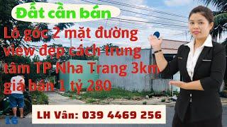 bán đất nền tái định cư đất lành nha trang khánh hòa _ Lô Gốc 2 Mặt Tiền _tái định cư đất lành