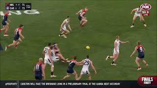 Fox Footy's praise for Nic Newman's game - AFL Finals 2023 - Carlton vs Dees