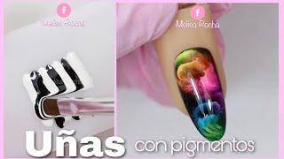 Efecto con Pigmentos  Gel Polish (Nail Art)