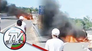 SUV nagliyab habang bumibiyahe sa TPLEX | TV Patrol